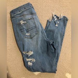 Next Level Stretch Curvy Hi-Rise Jegging Crop Size 14